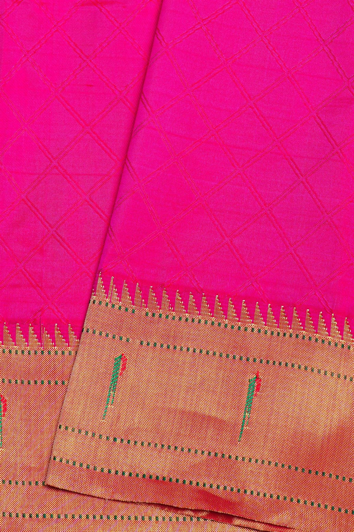 Paithani Silk Pink Saree