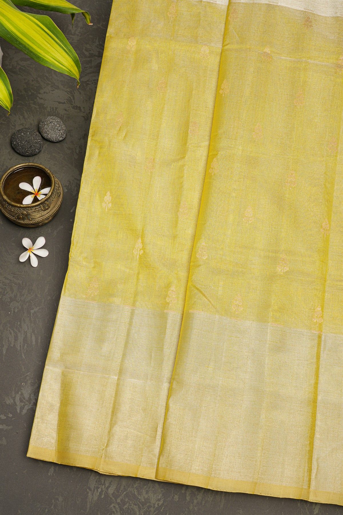 Kuppadam Sico Yellow Saree