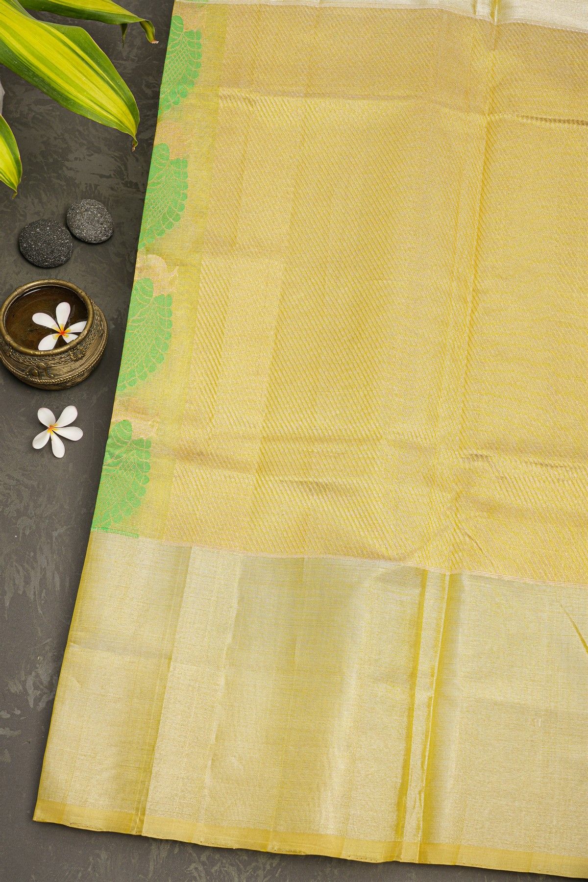 Kuppadam Sico Yellow Saree