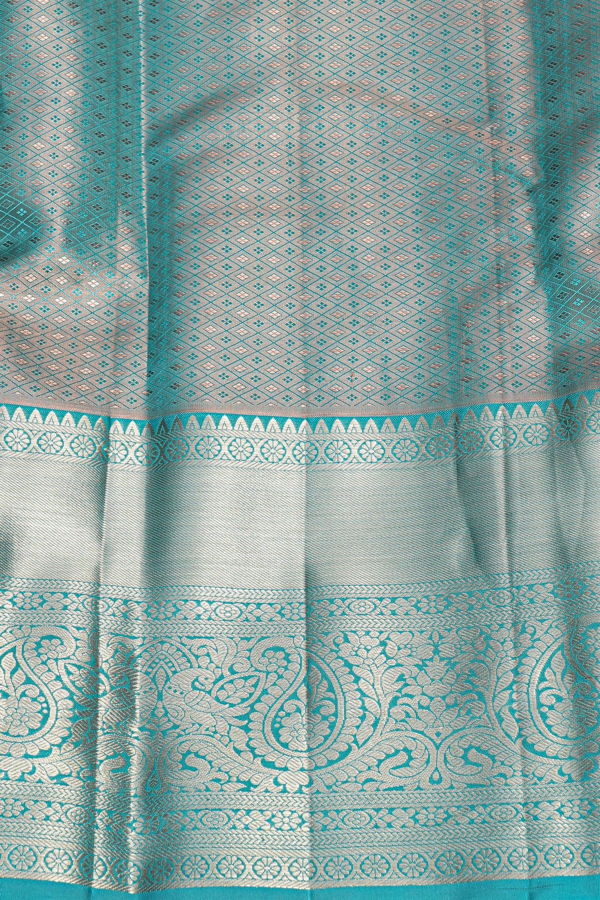 Kancheepuram Tissue Peach Saree