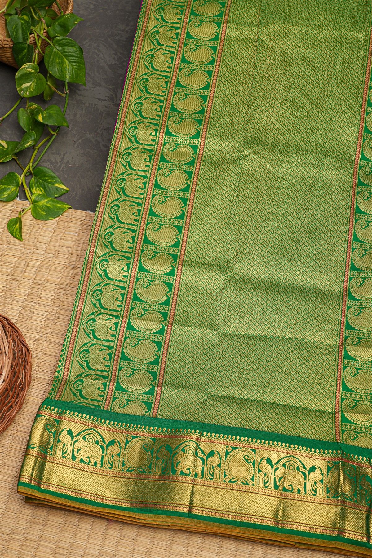 Narayanpet Silk Purple Saree