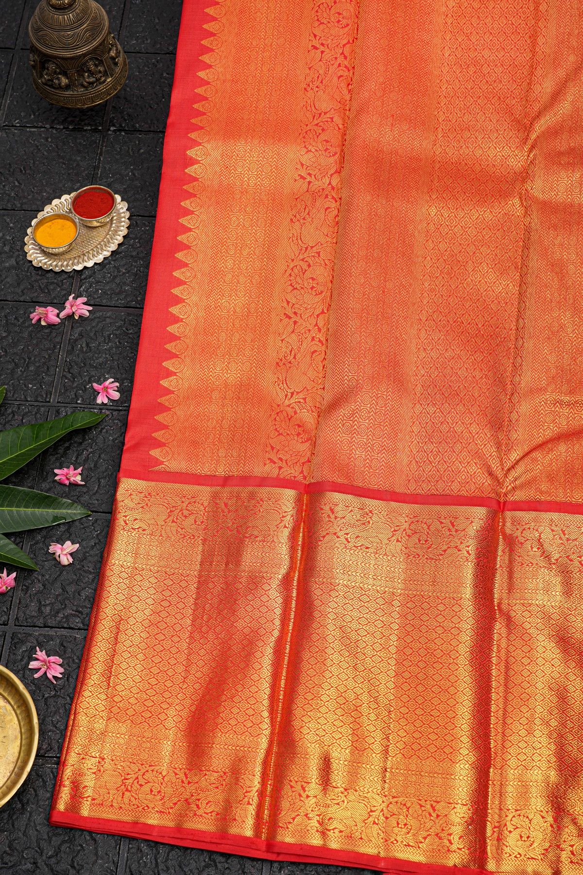 Kancheepuram Silk Black Saree