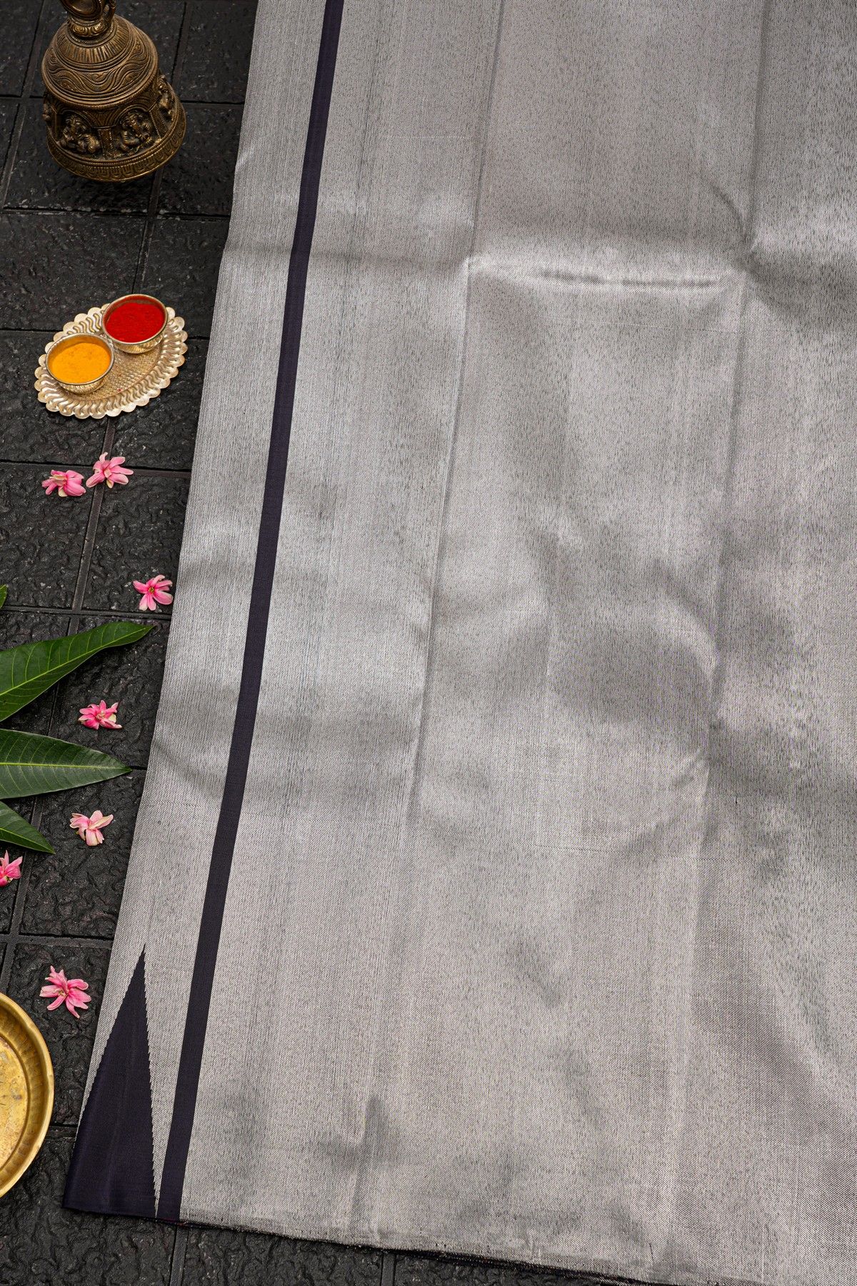 Kancheepuram Silk Black Saree