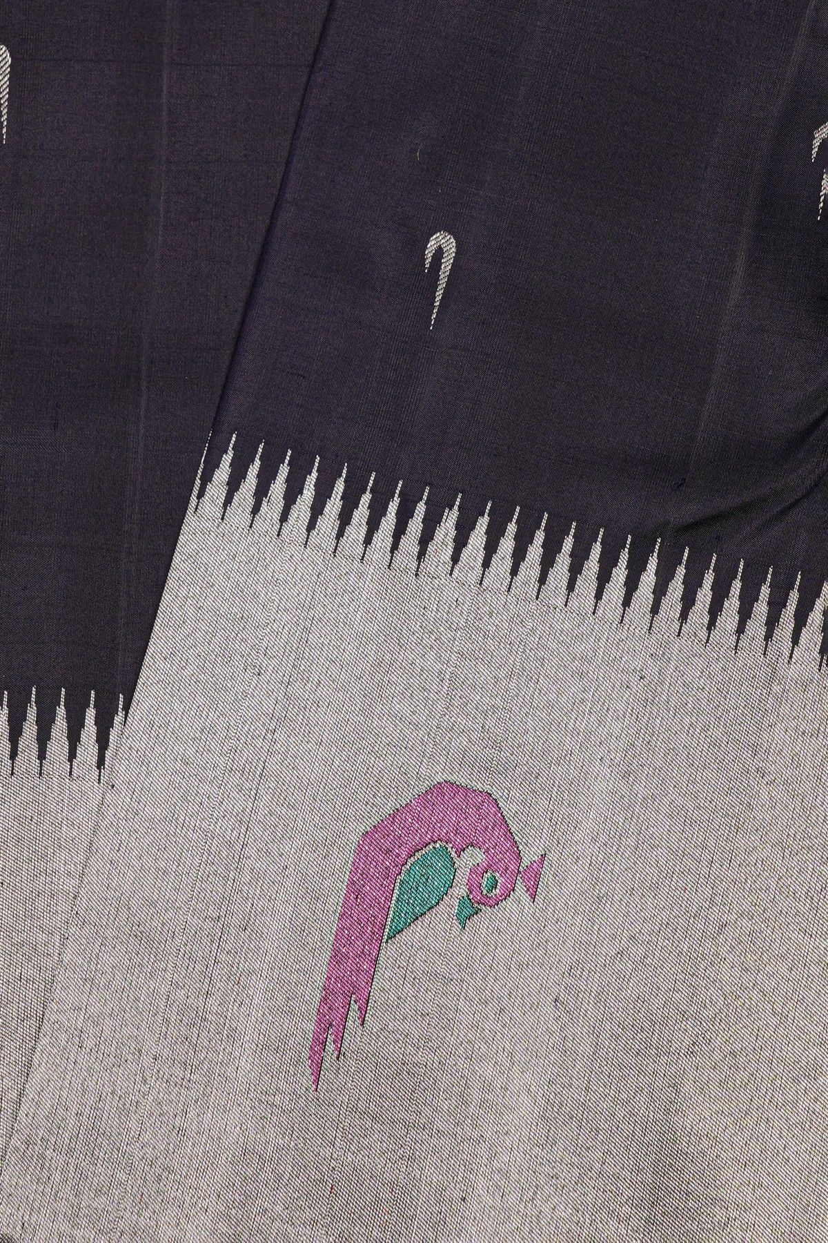 Kancheepuram Silk Black Saree