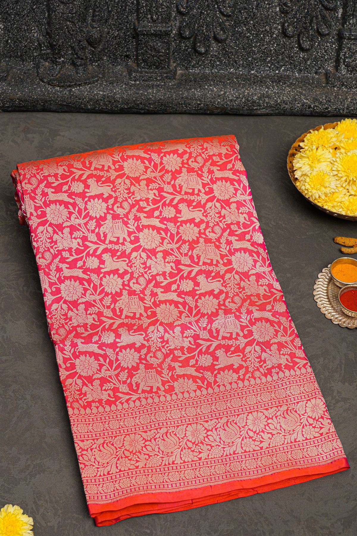 Banarasi Silk Dual Colour Saree