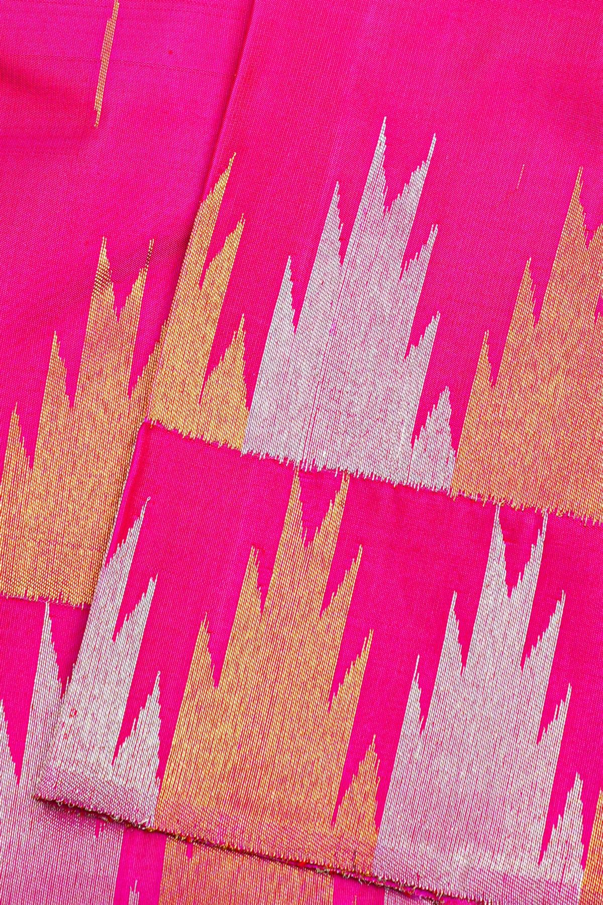 Kancheepuram Silk Pink Saree