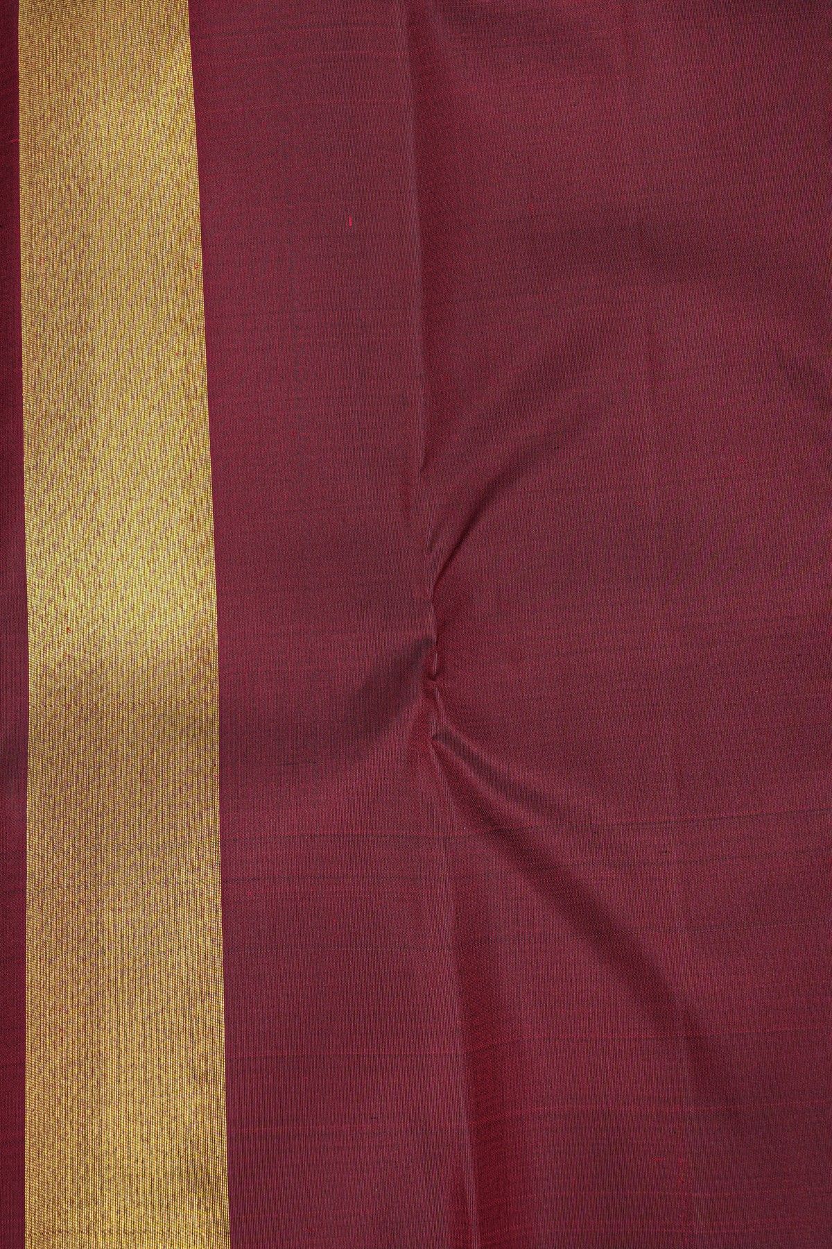 Kancheepuram Silk Wine Saree