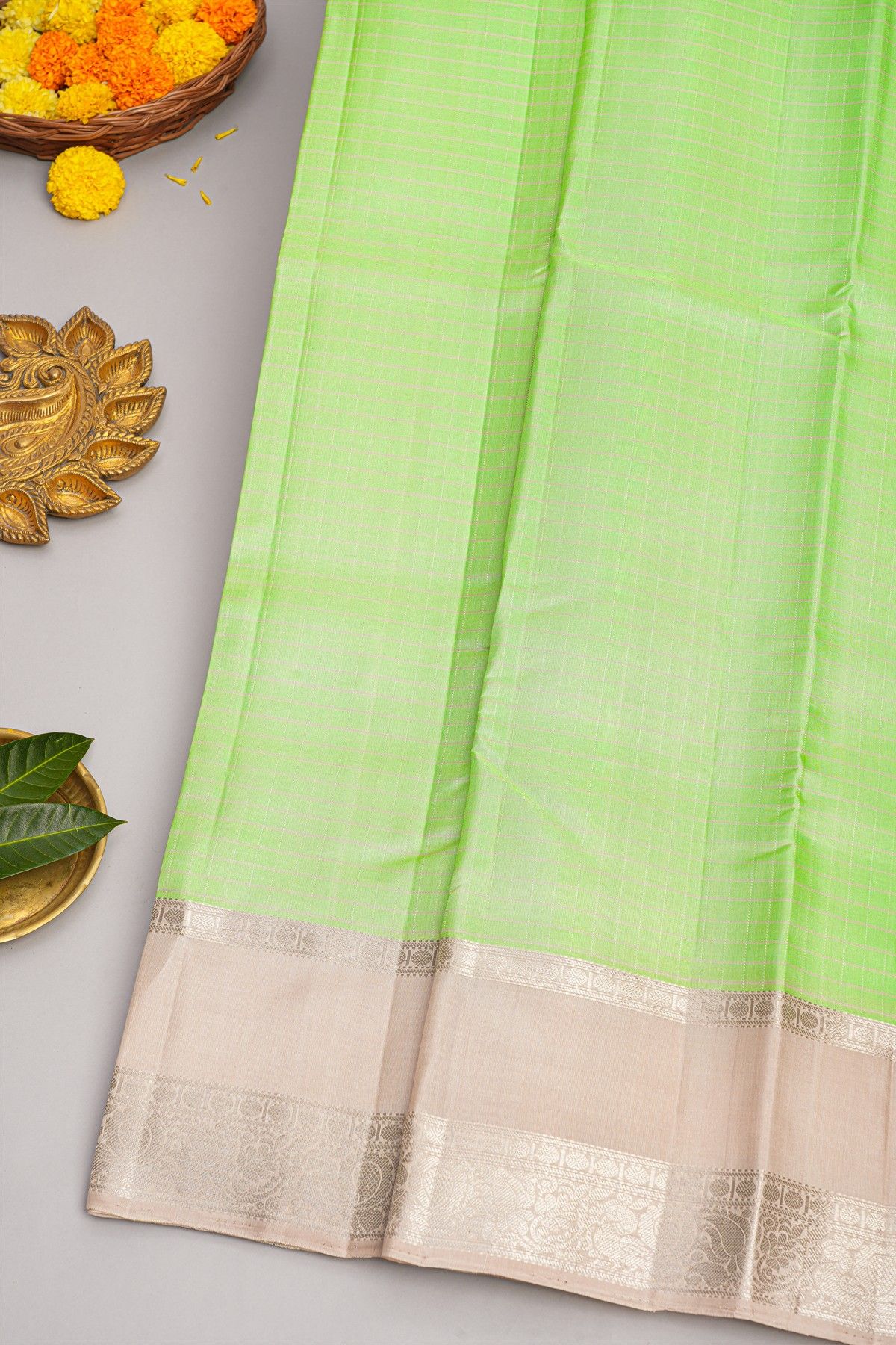 Coimbatore Soft Silk Light Green Saree