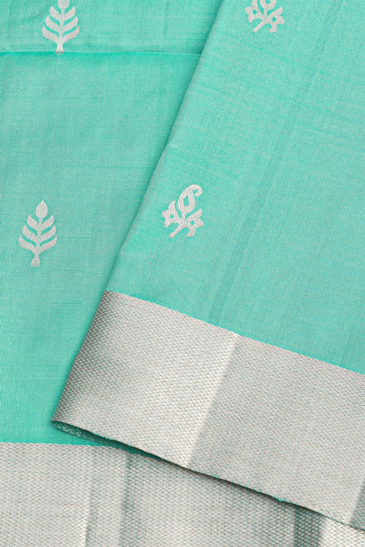 Coimbatore Soft Silk Sky Blue Saree