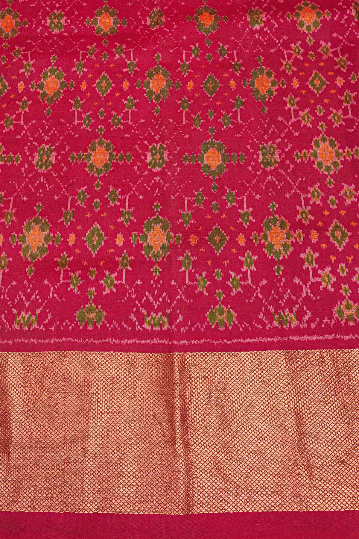 Kancheepuram Silk Parrot Green Saree