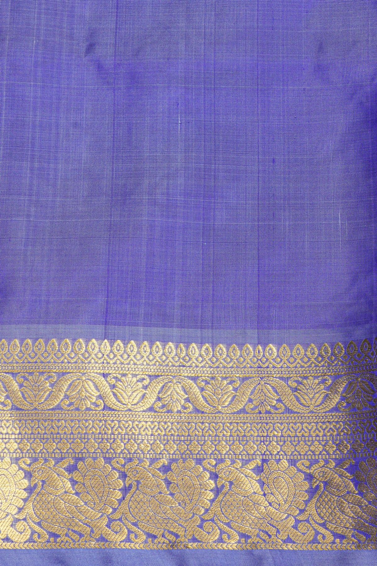 Venkatagiri Silk Violet Saree