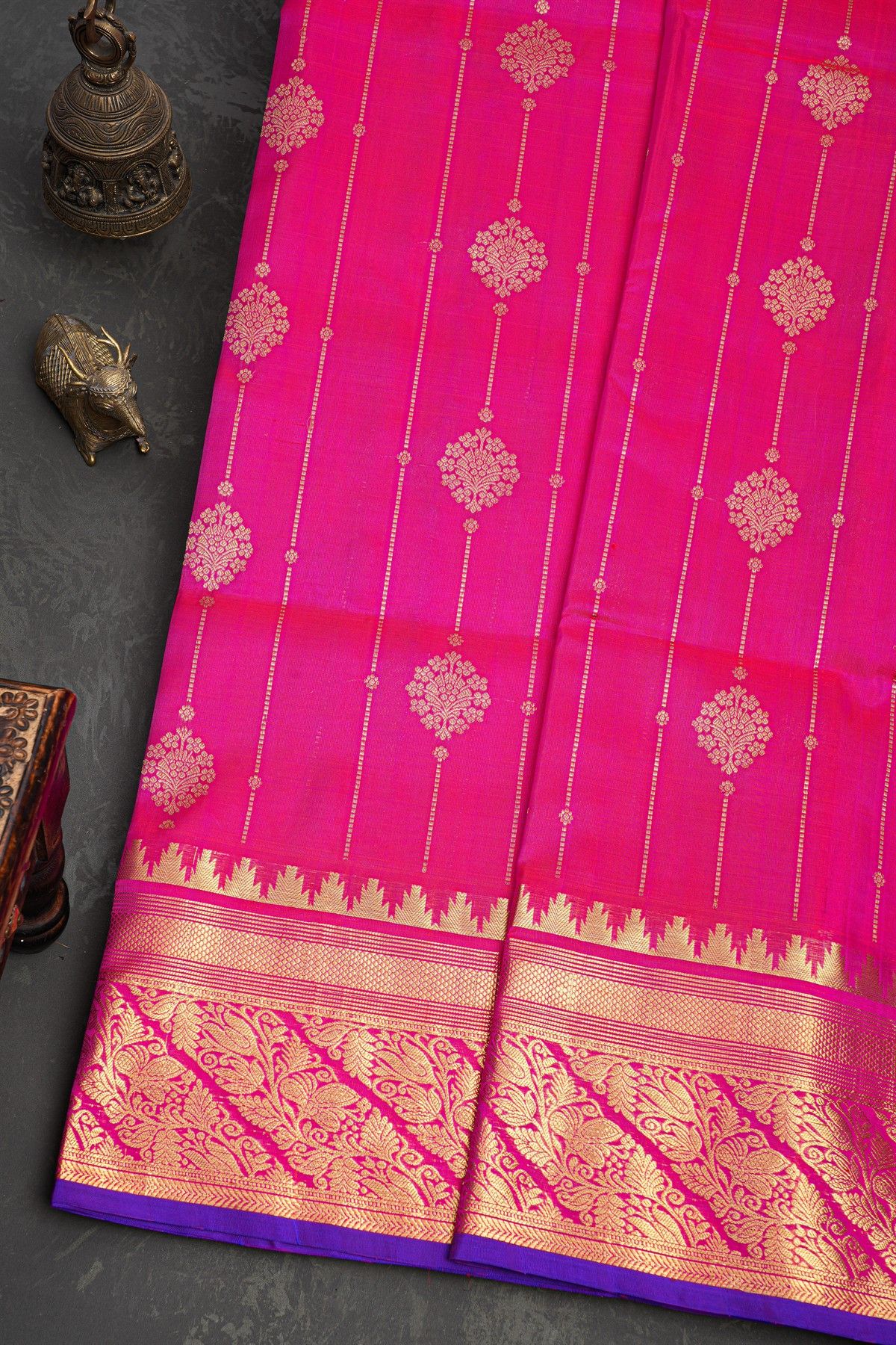 Venkatagiri Silk Pink Saree