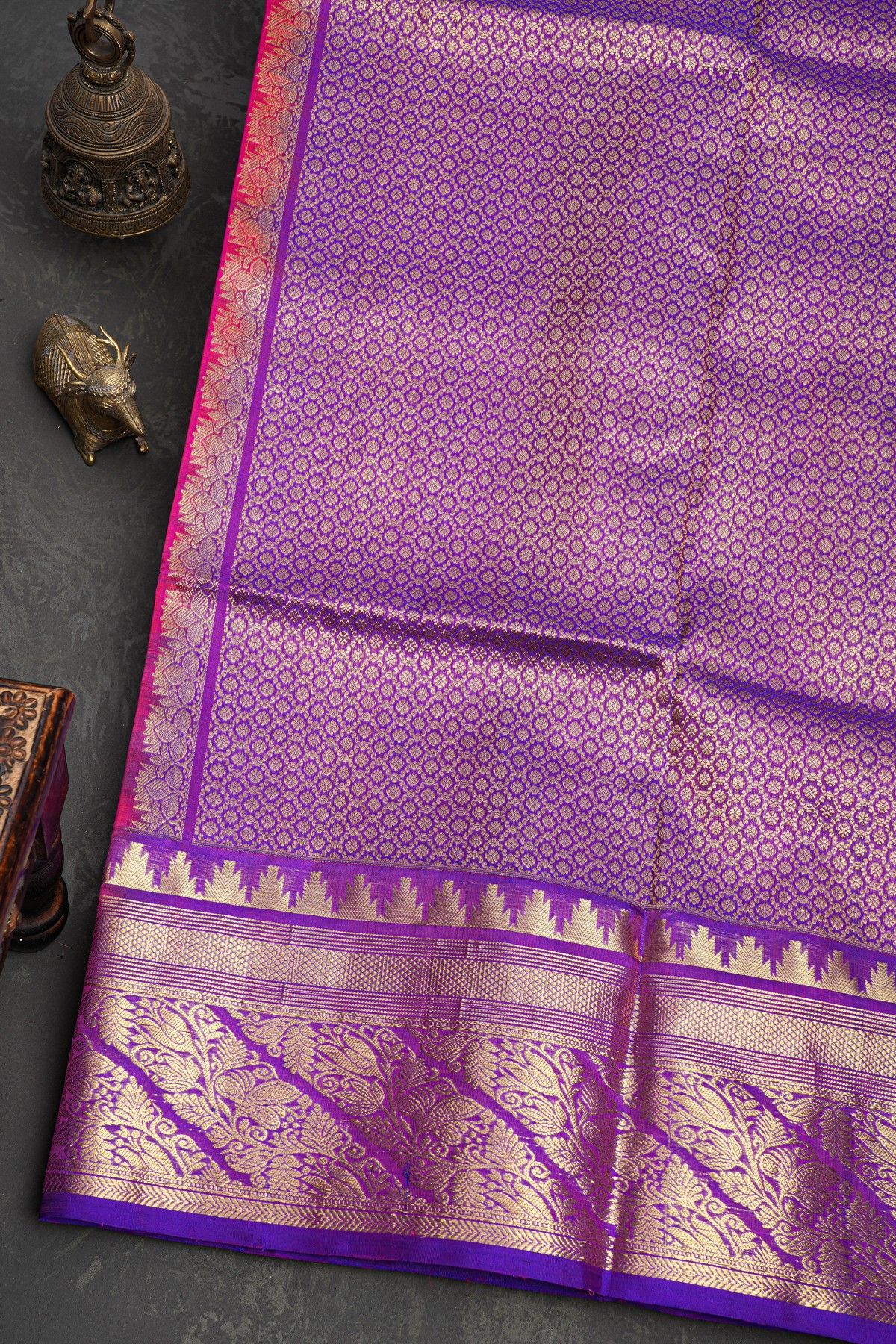 Venkatagiri Silk Pink Saree