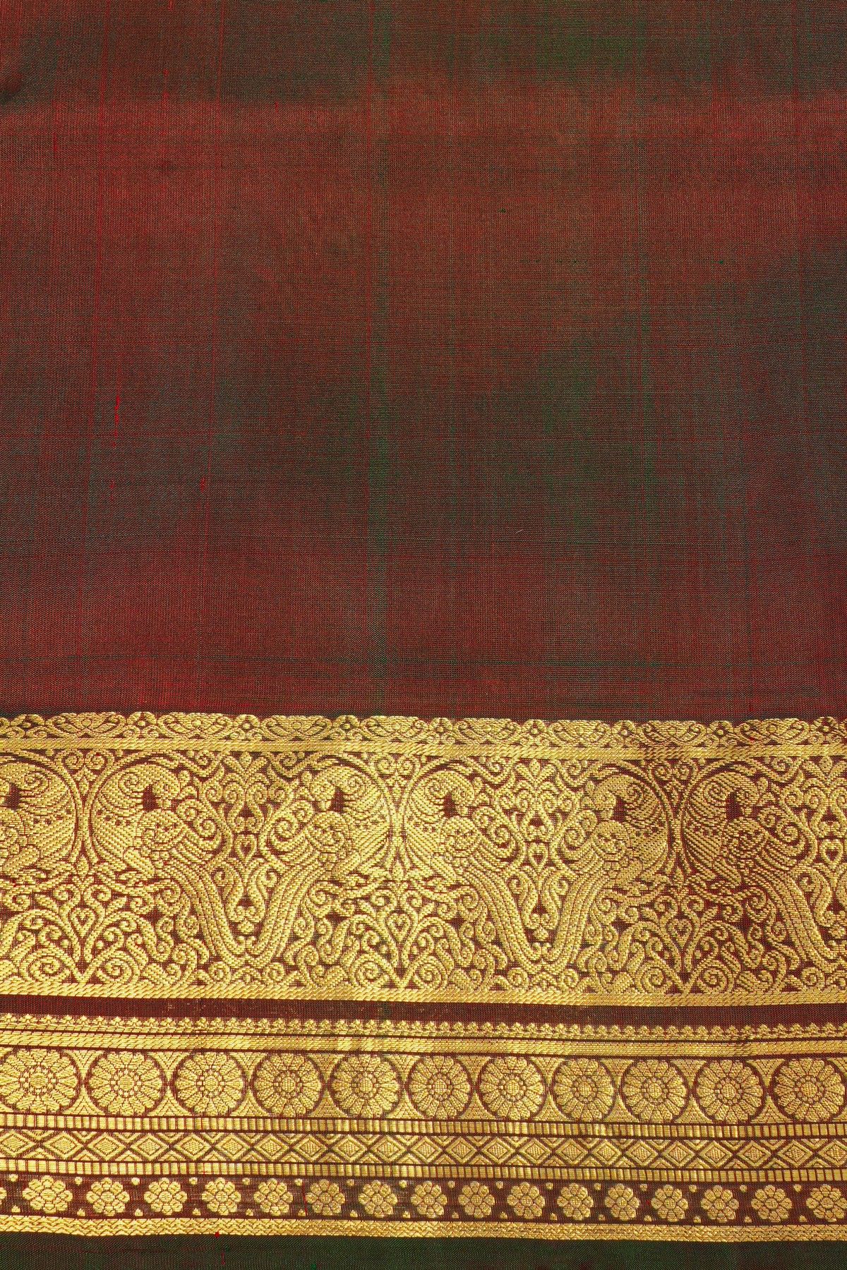 Venkatagiri Silk Red Saree