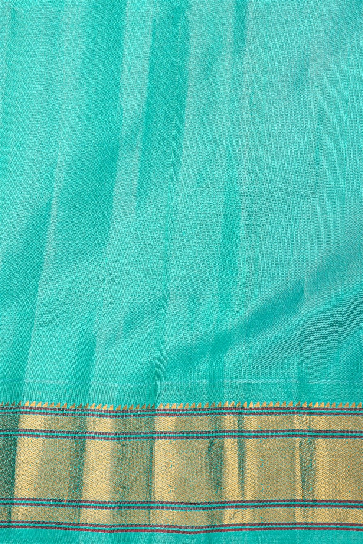 Gadwal Silk Blue Saree