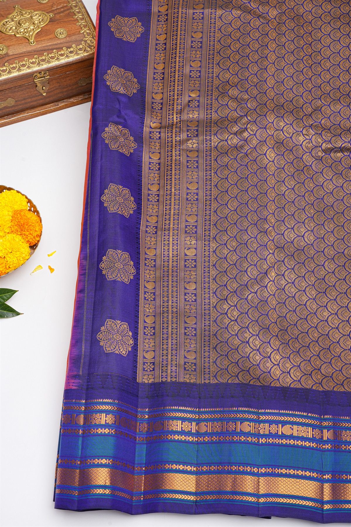 Gadwal Silk Pink Saree