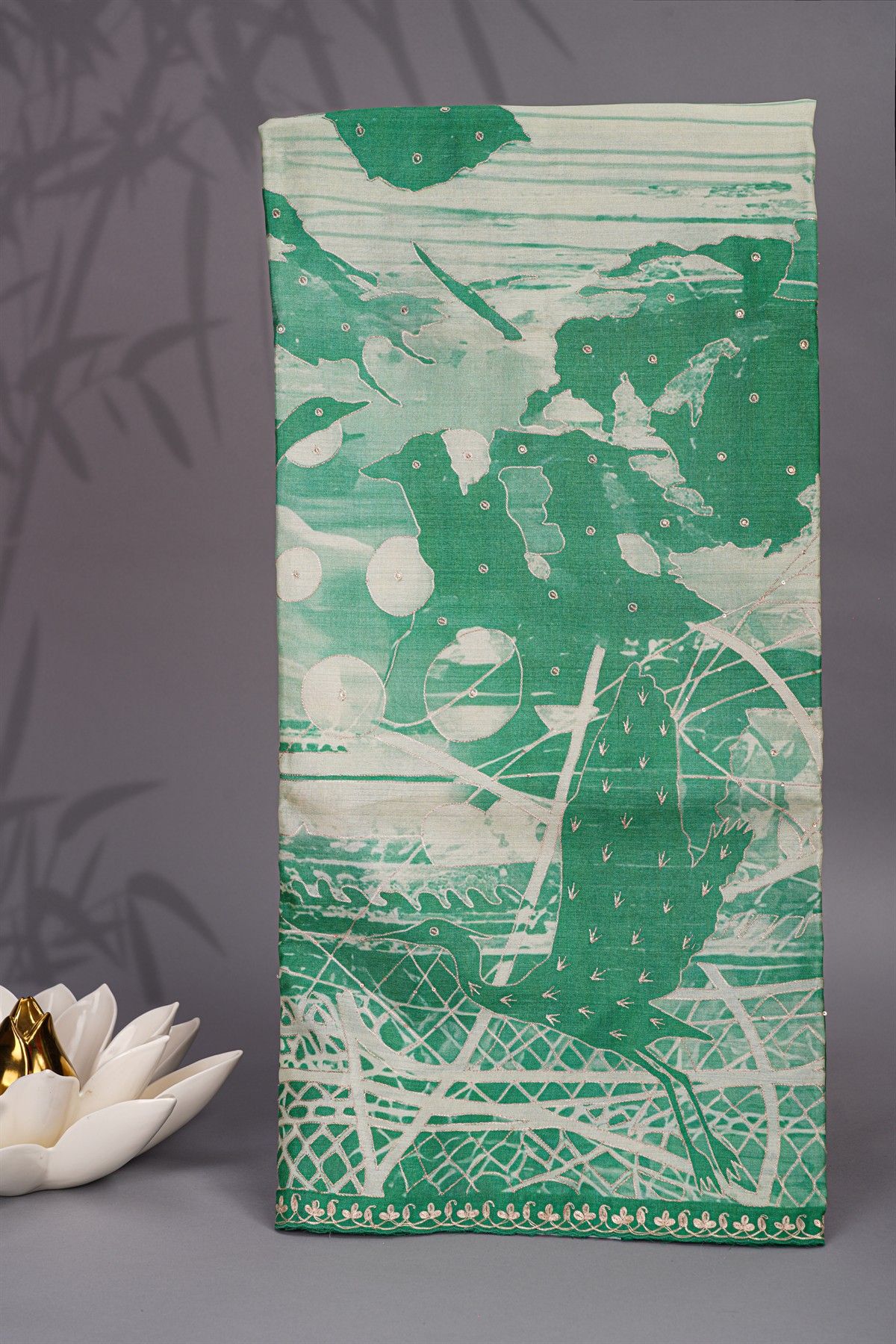 Designer Tussar Multicolour Saree