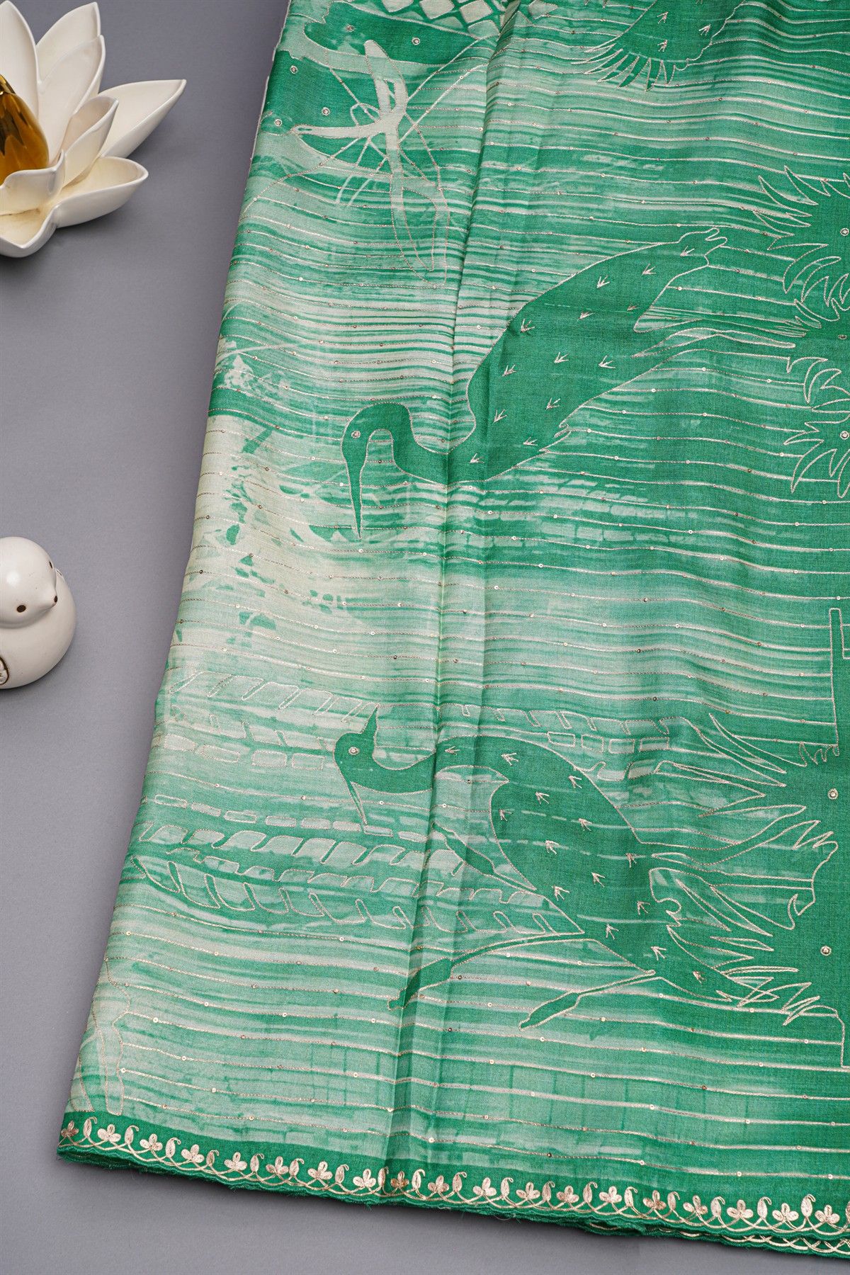 Designer Tussar Multicolour Saree