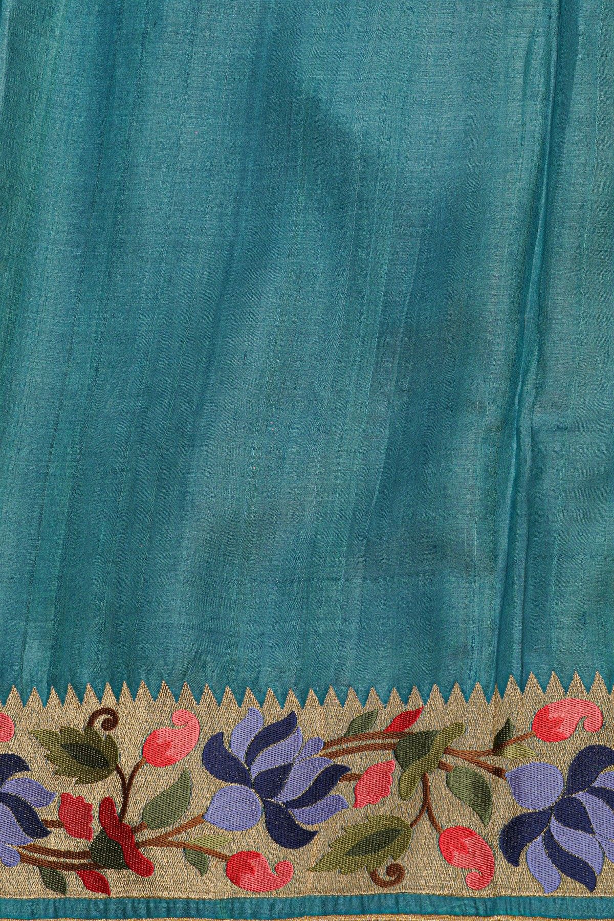 Fusion Tissue Multicolour Saree