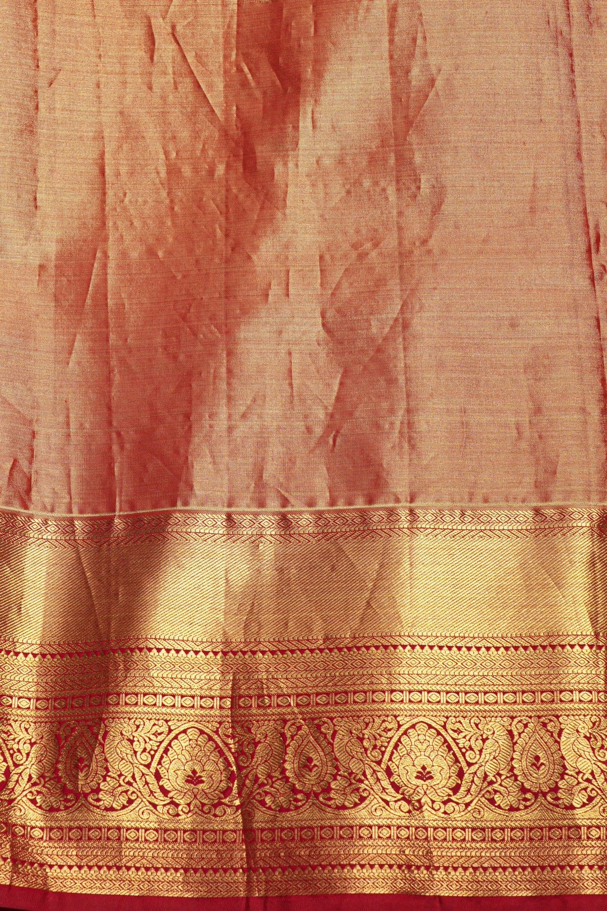 Fusion Tissue Gold Saree
