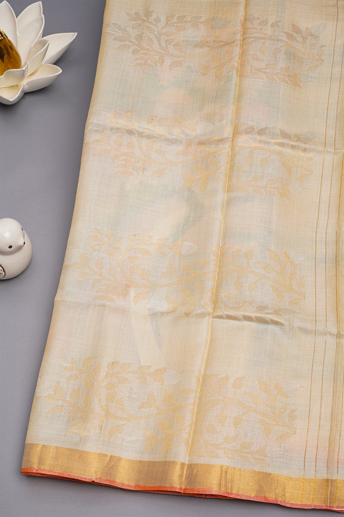 Designer Tussar Multicolour Saree