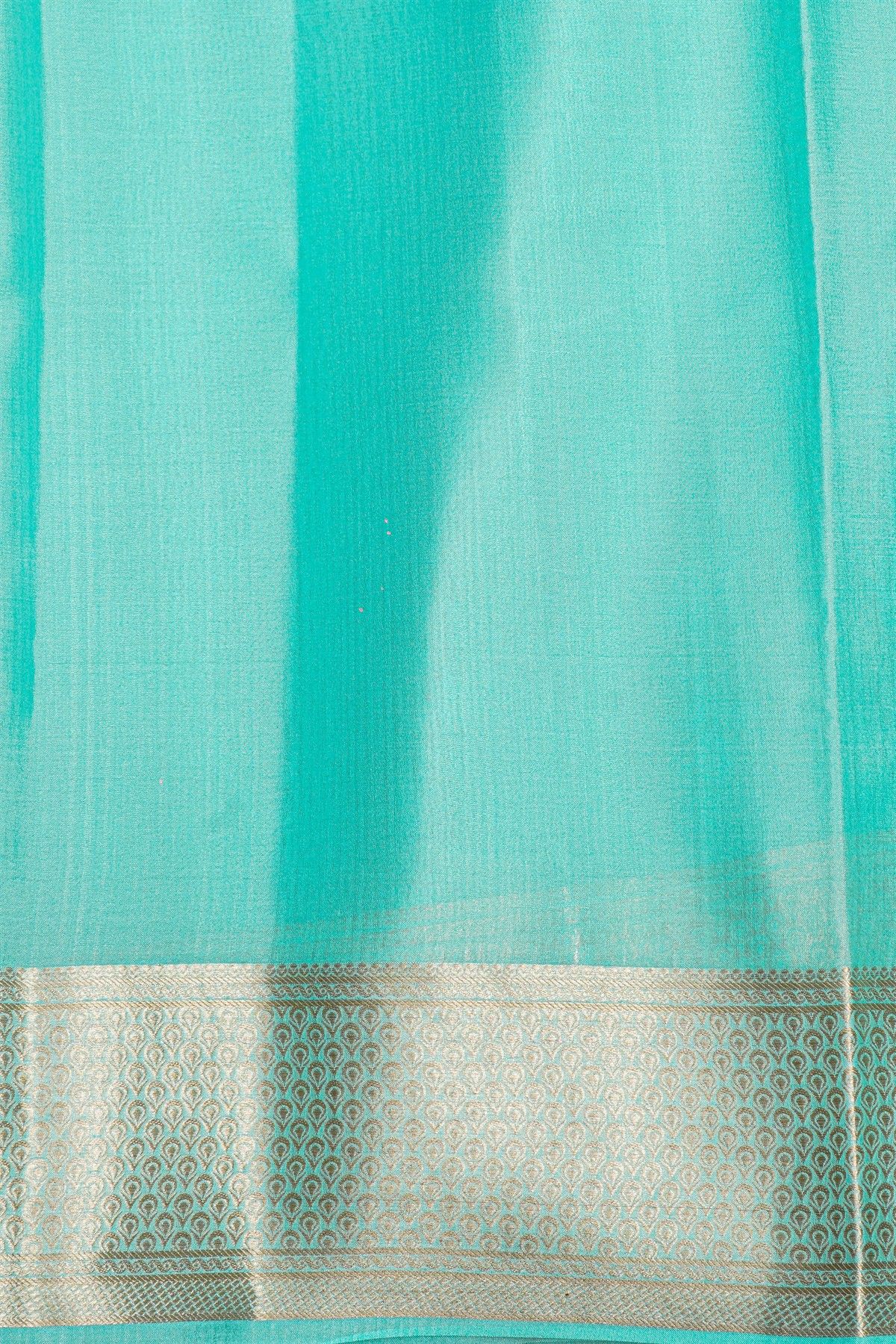 Mysore Crepe Sky Blue Saree