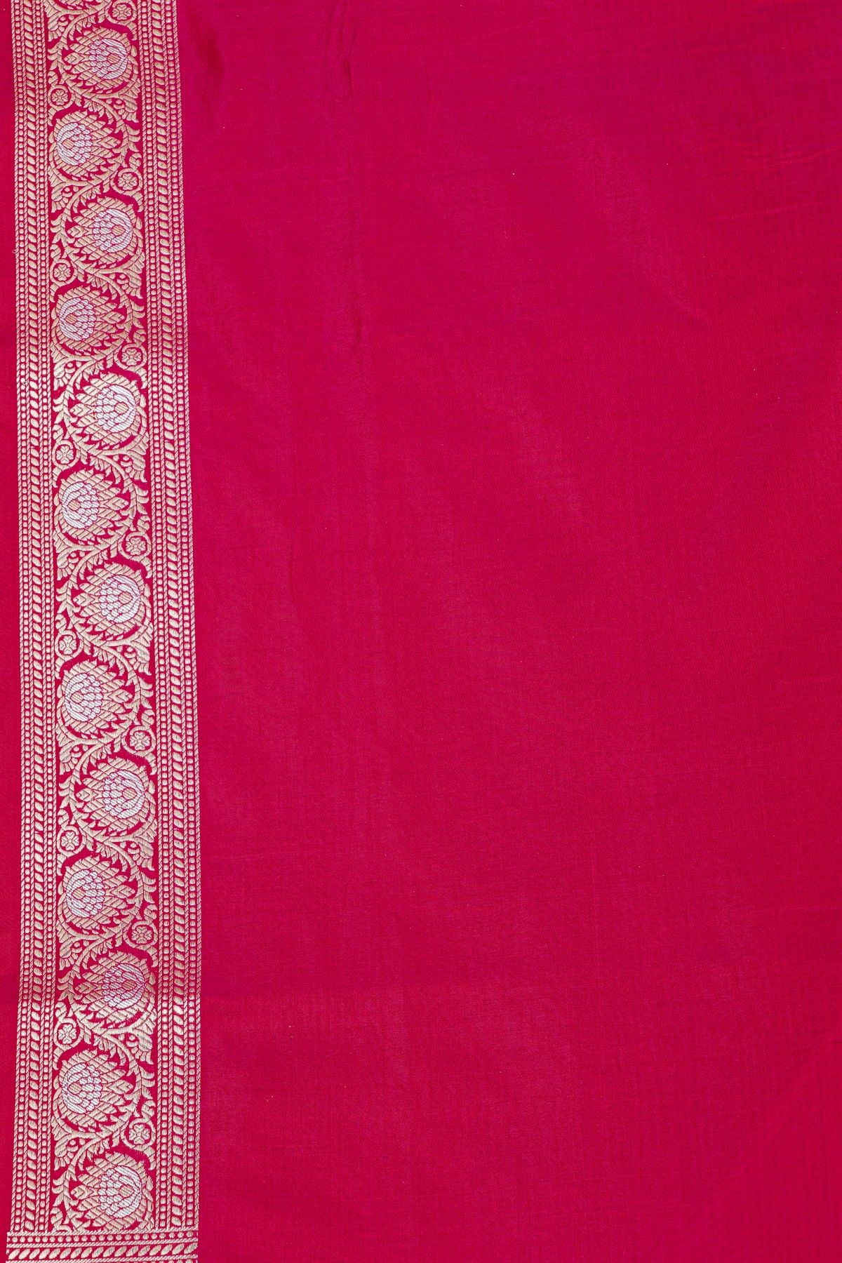 Banarasi Silk Magenta Saree