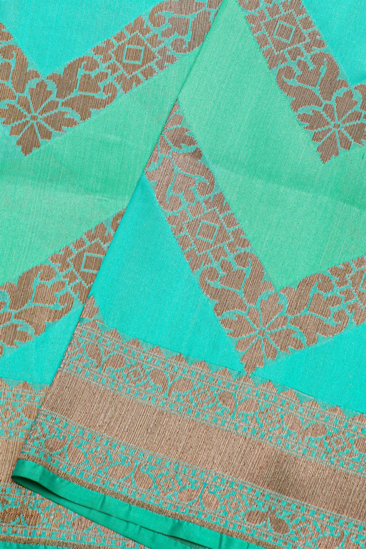 Banarasi Silk Sea Green Saree