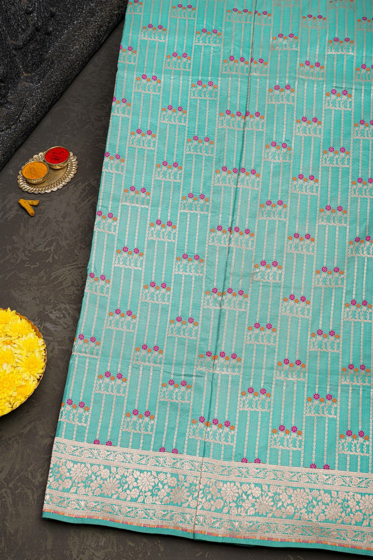 Banarasi Silk Blue Saree