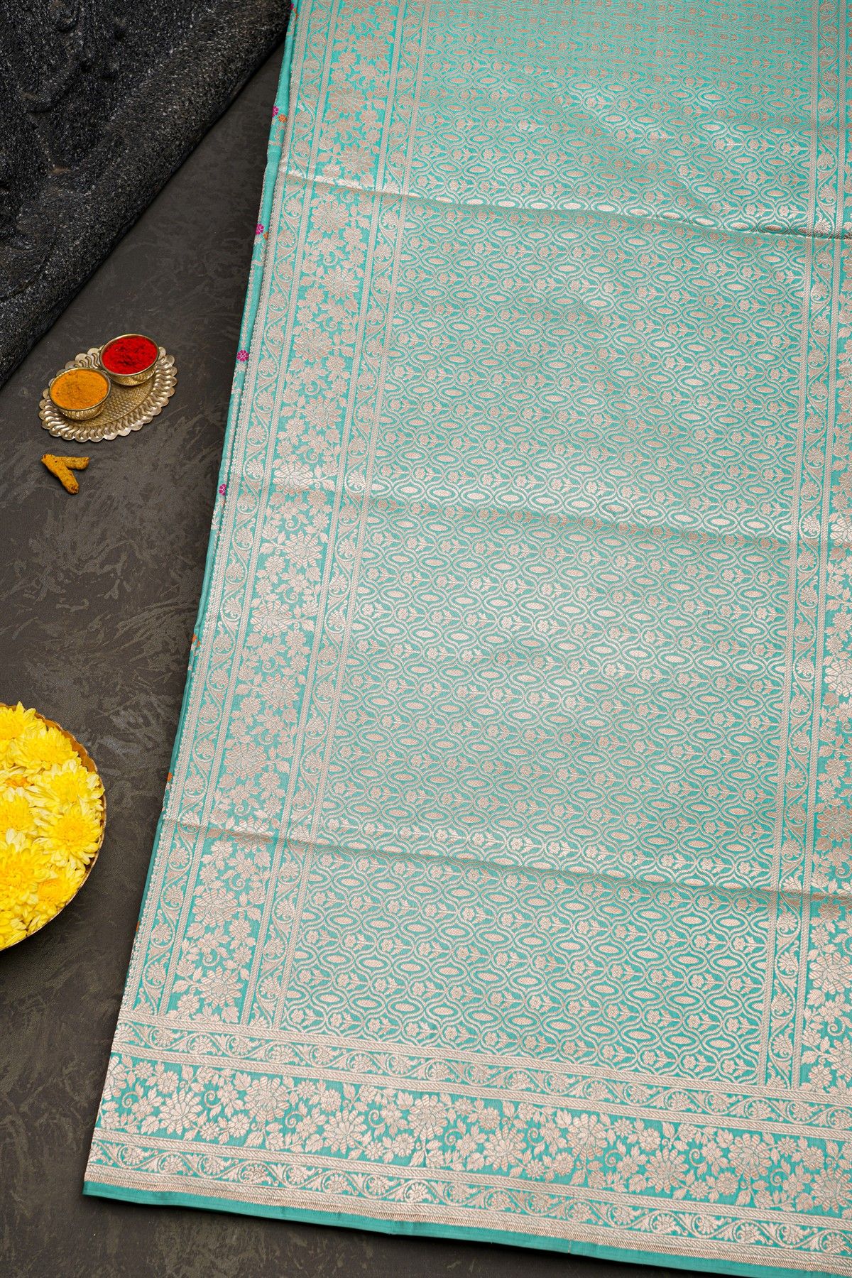 Banarasi Silk Blue Saree