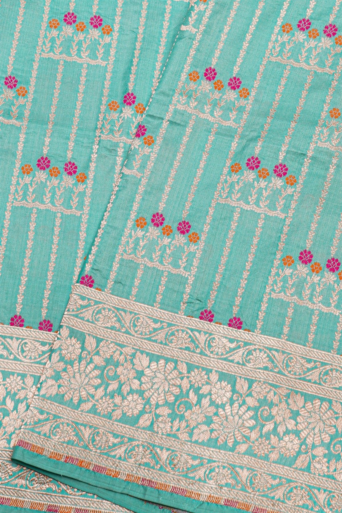 Banarasi Silk Blue Saree