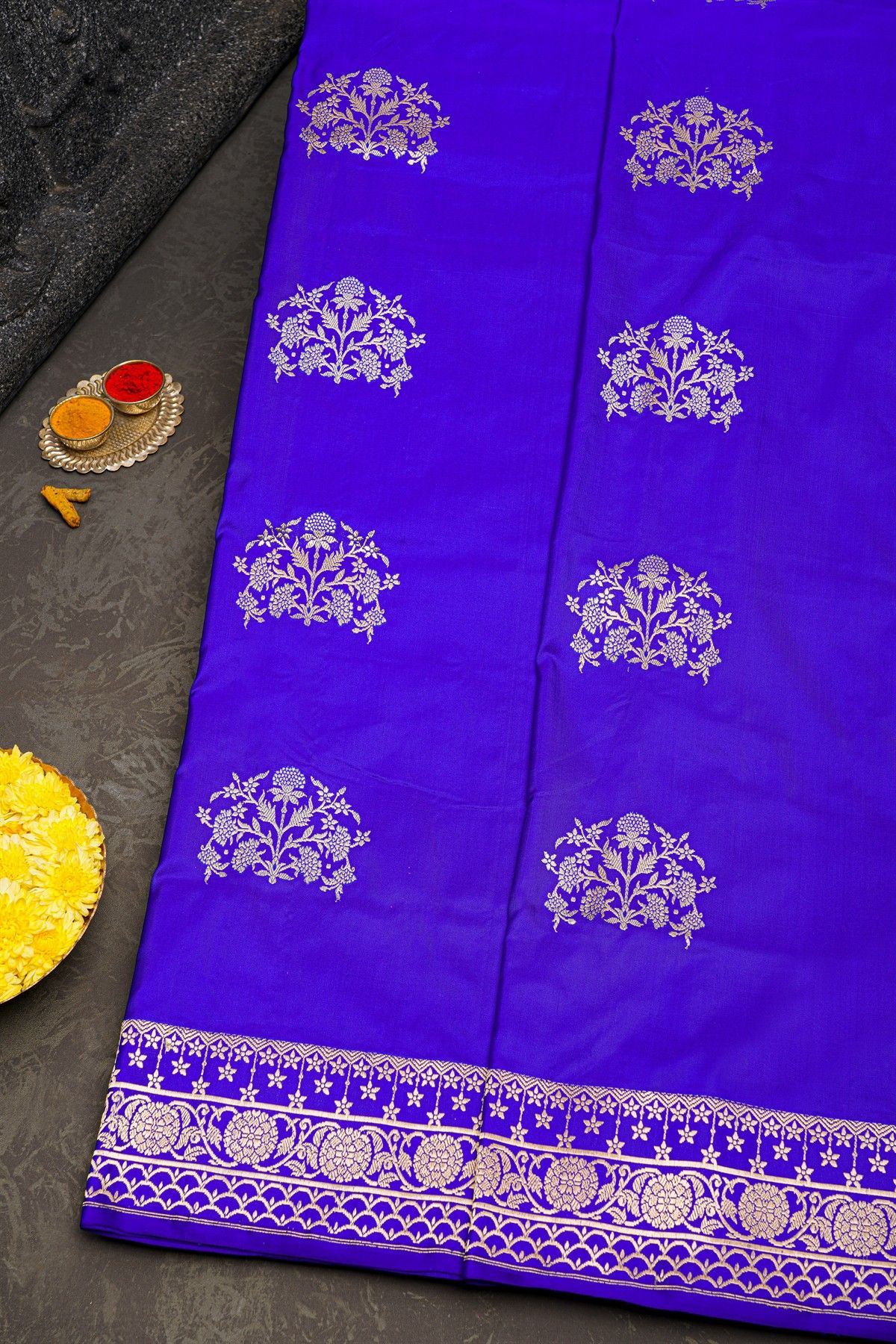 Banarasi Silk Blue Saree