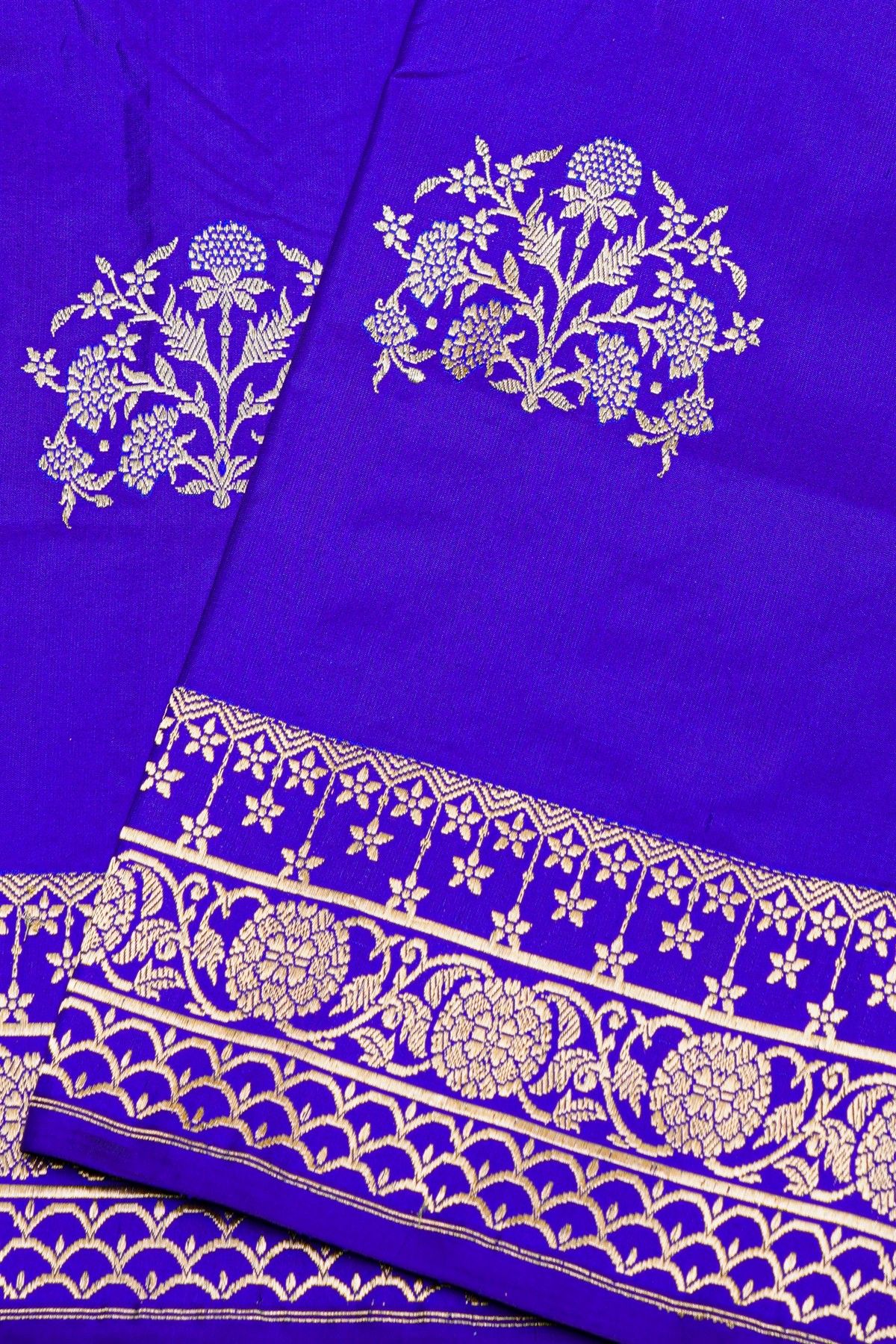 Banarasi Silk Blue Saree