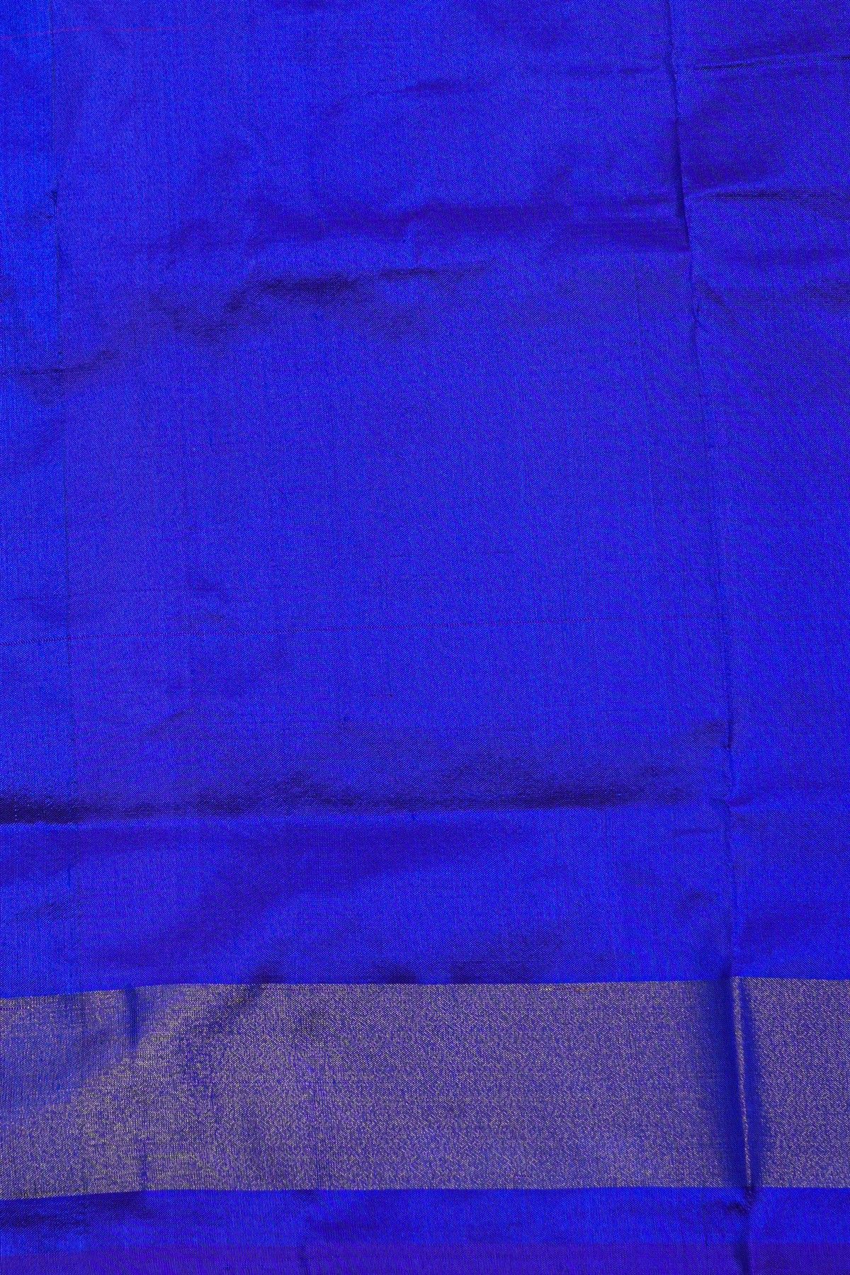 Ikat Silk Magenta Saree