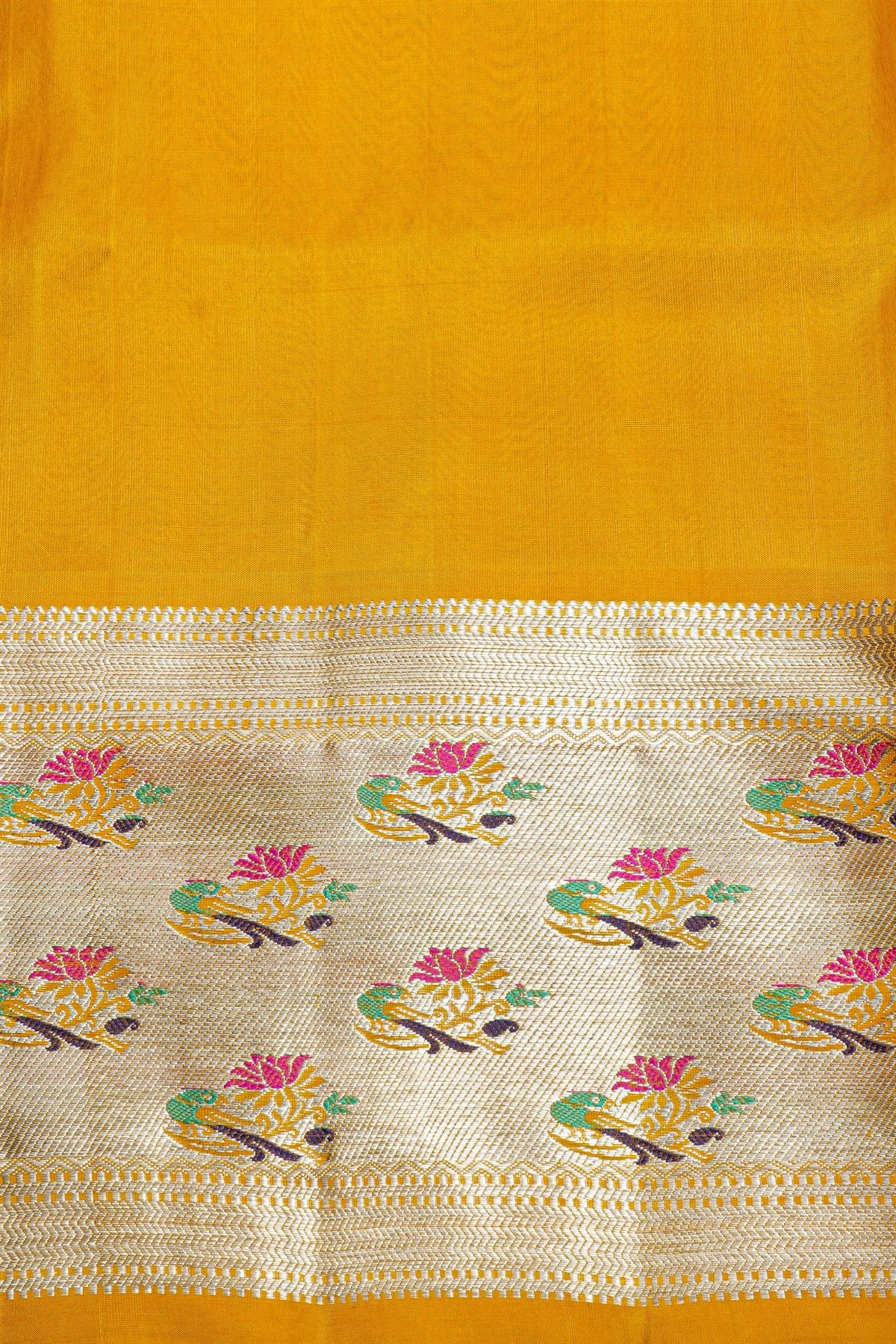 Venkatagiri Silk Magenta Saree
