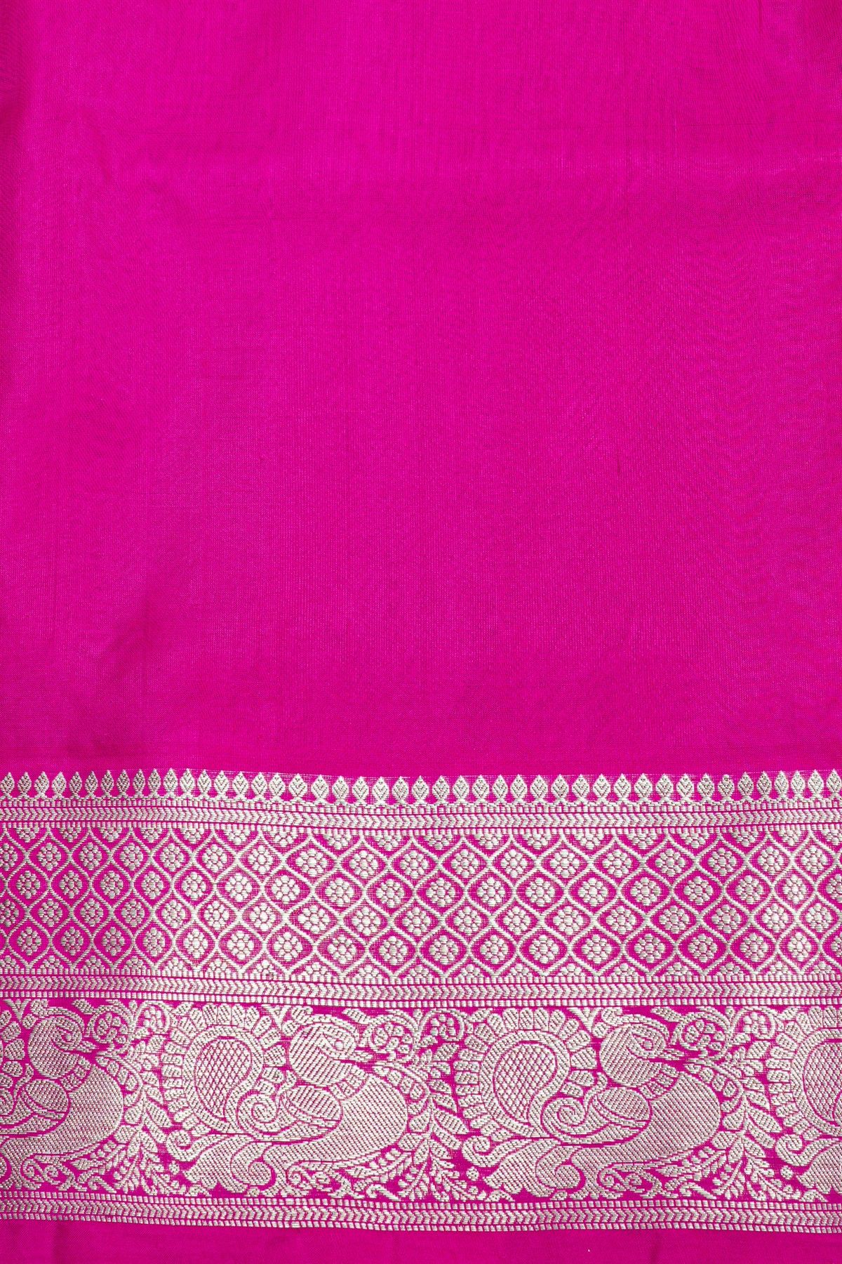 Venkatagiri Silk Bottle Green Saree