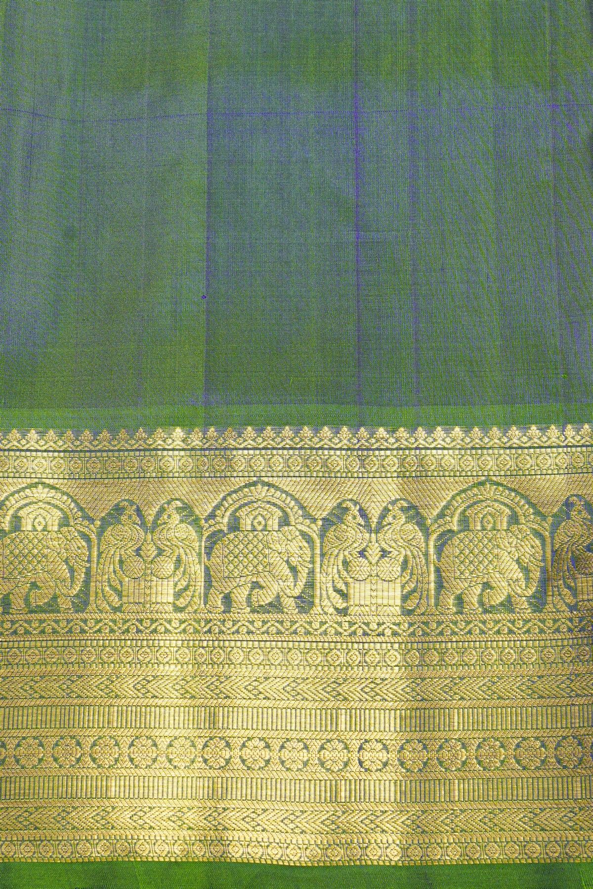 Venkatagiri Silk Blue Saree