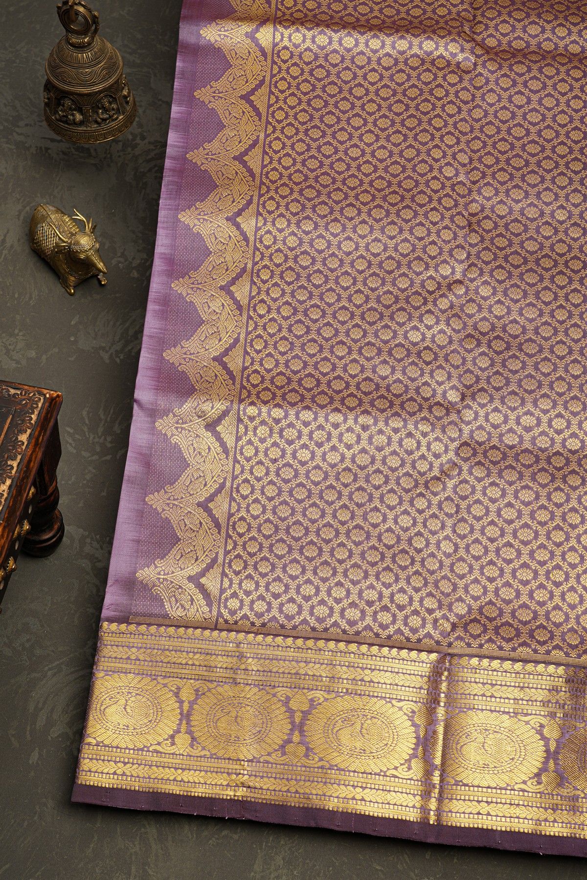 Venkatagiri Silk Onion Pink Saree