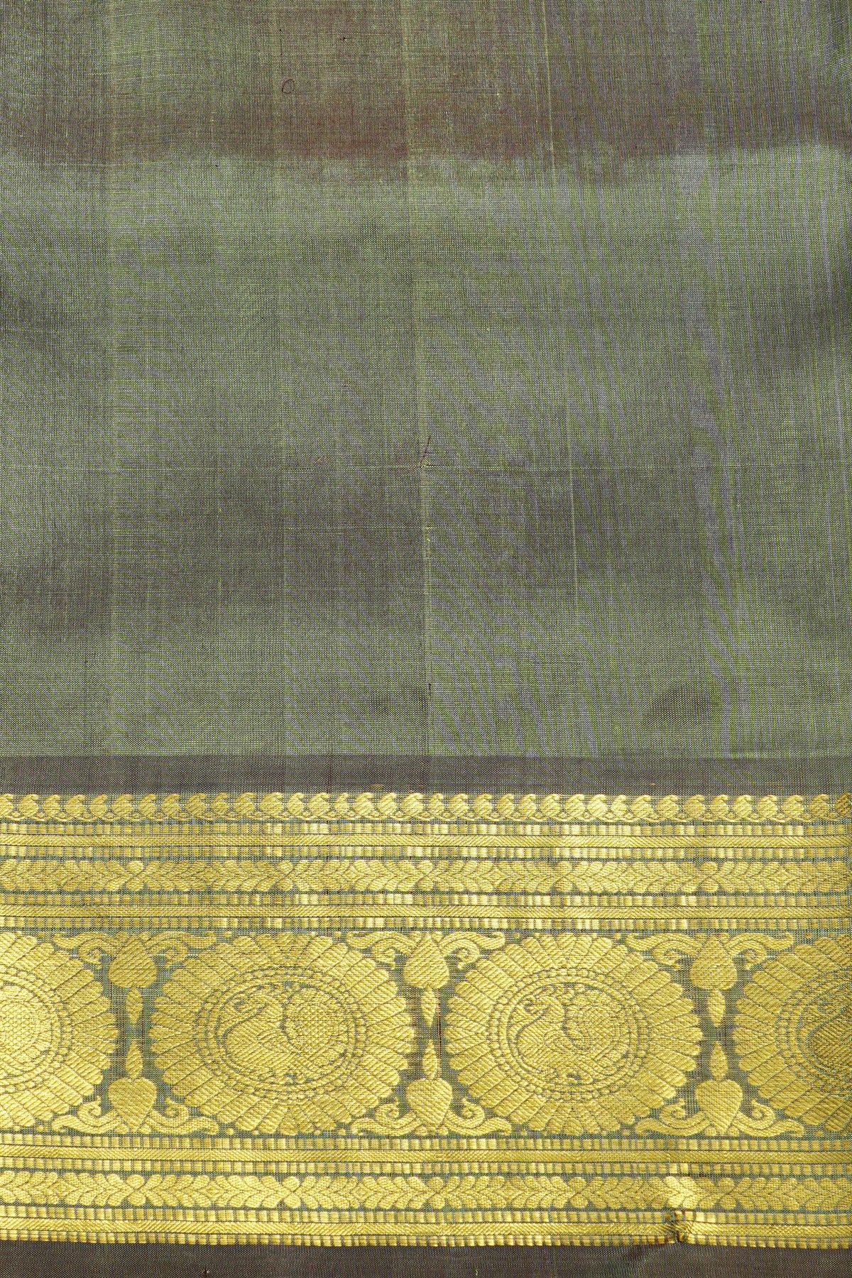 Venkatagiri Silk Pista Green Saree