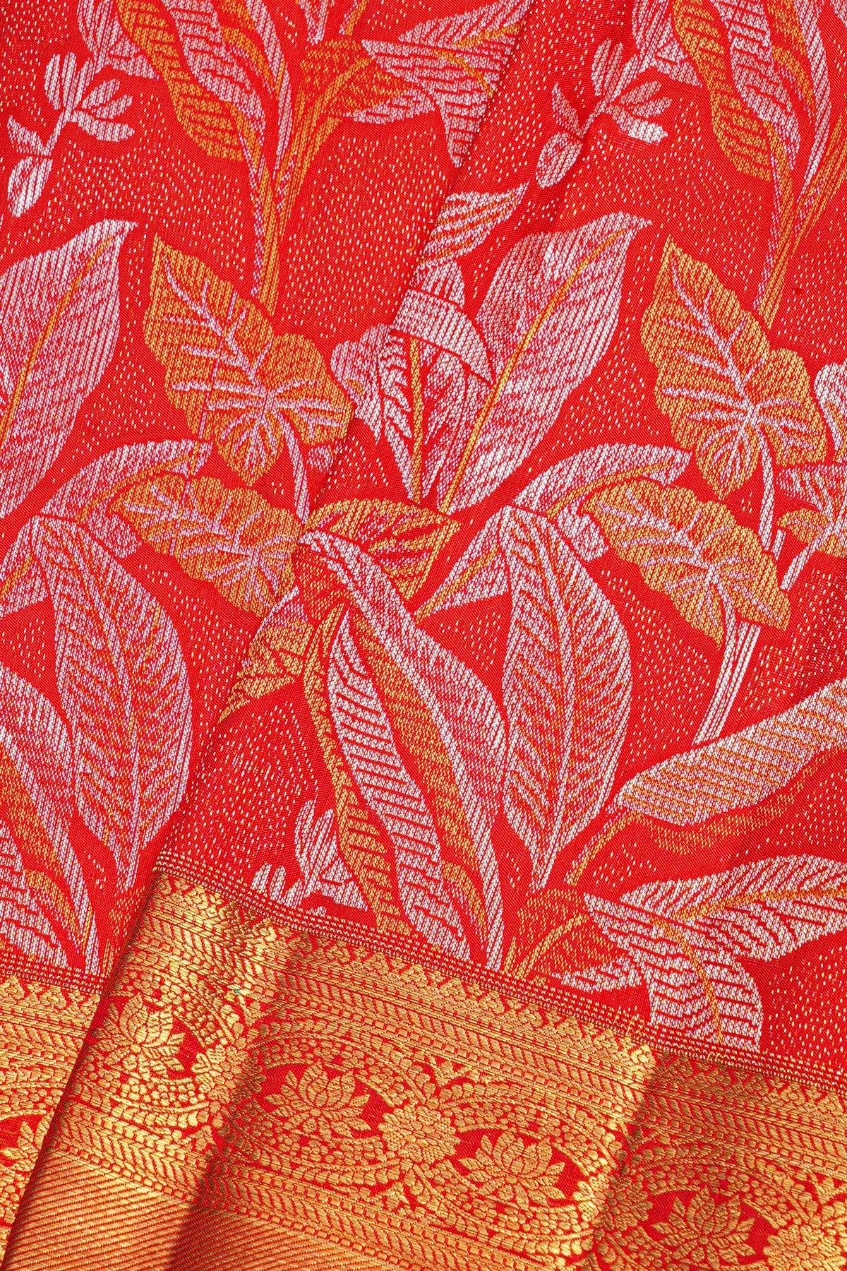 Kancheepuram Silk Red Saree