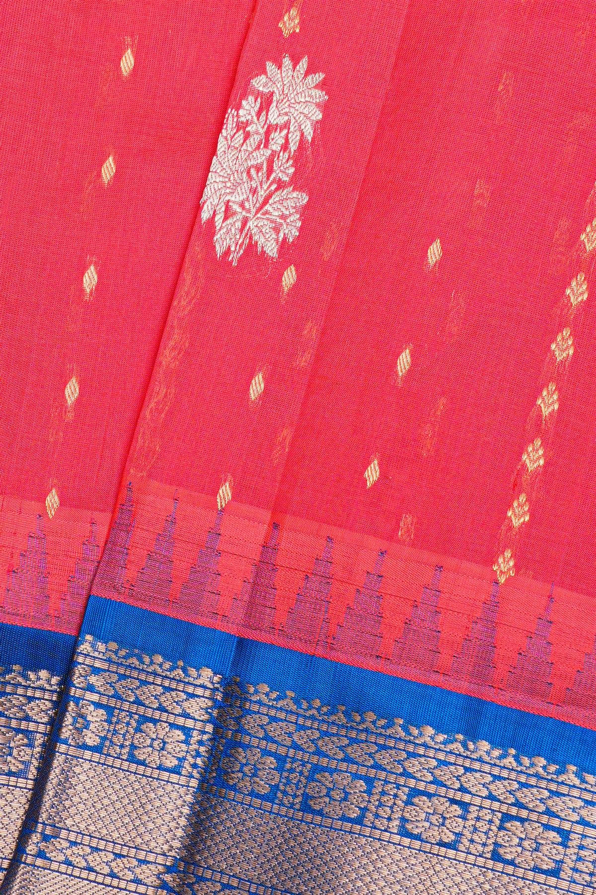Kuppadam Sico Pink Saree