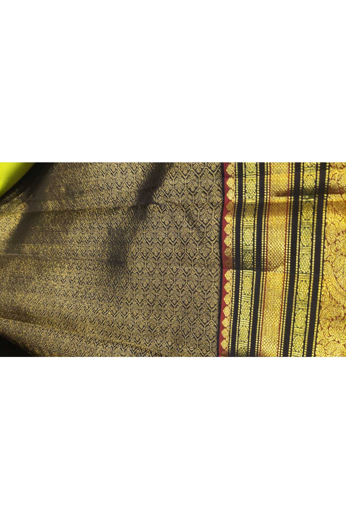 Kancheepuram Silk Green Saree