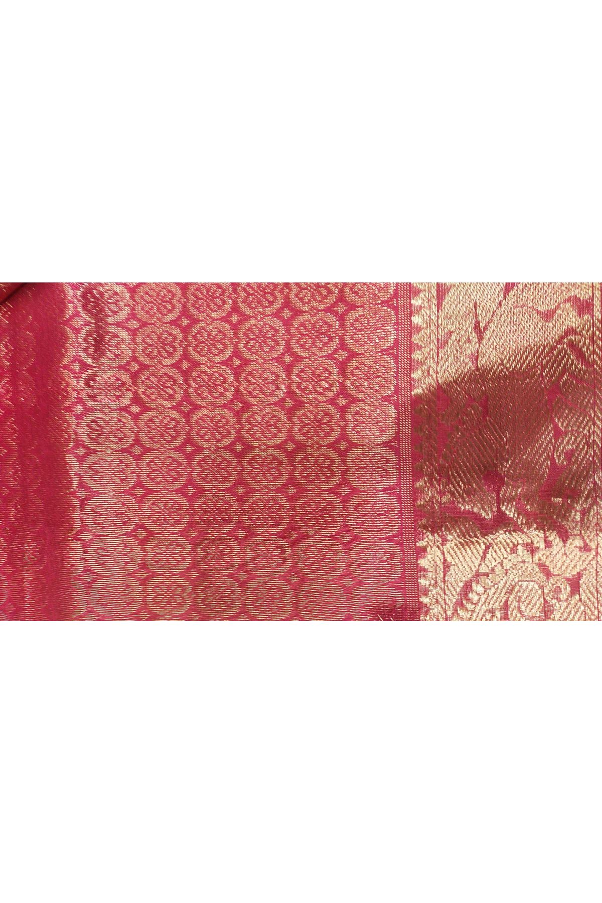 Kuppadam Sico Peach Saree
