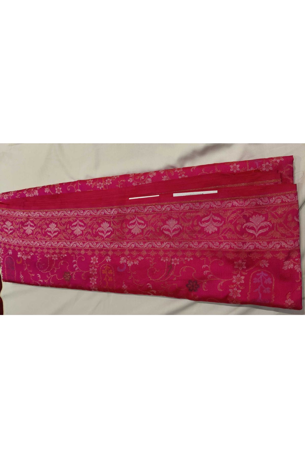 khaadi cotton pink Saree