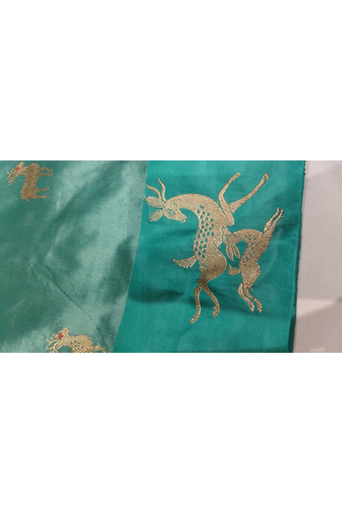 Banarasi Silk Sea Green Saree