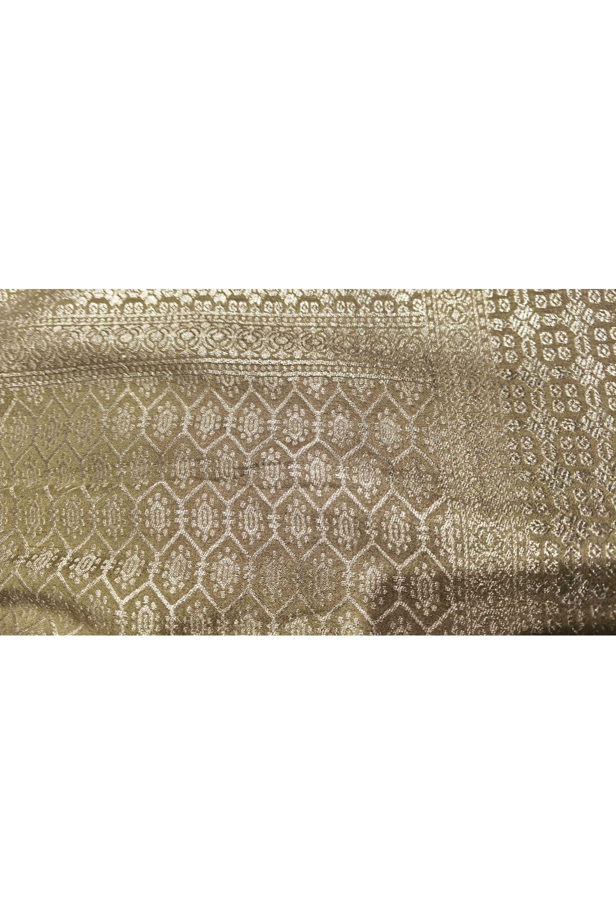 Fancy Tussar Georgette Beige Saree