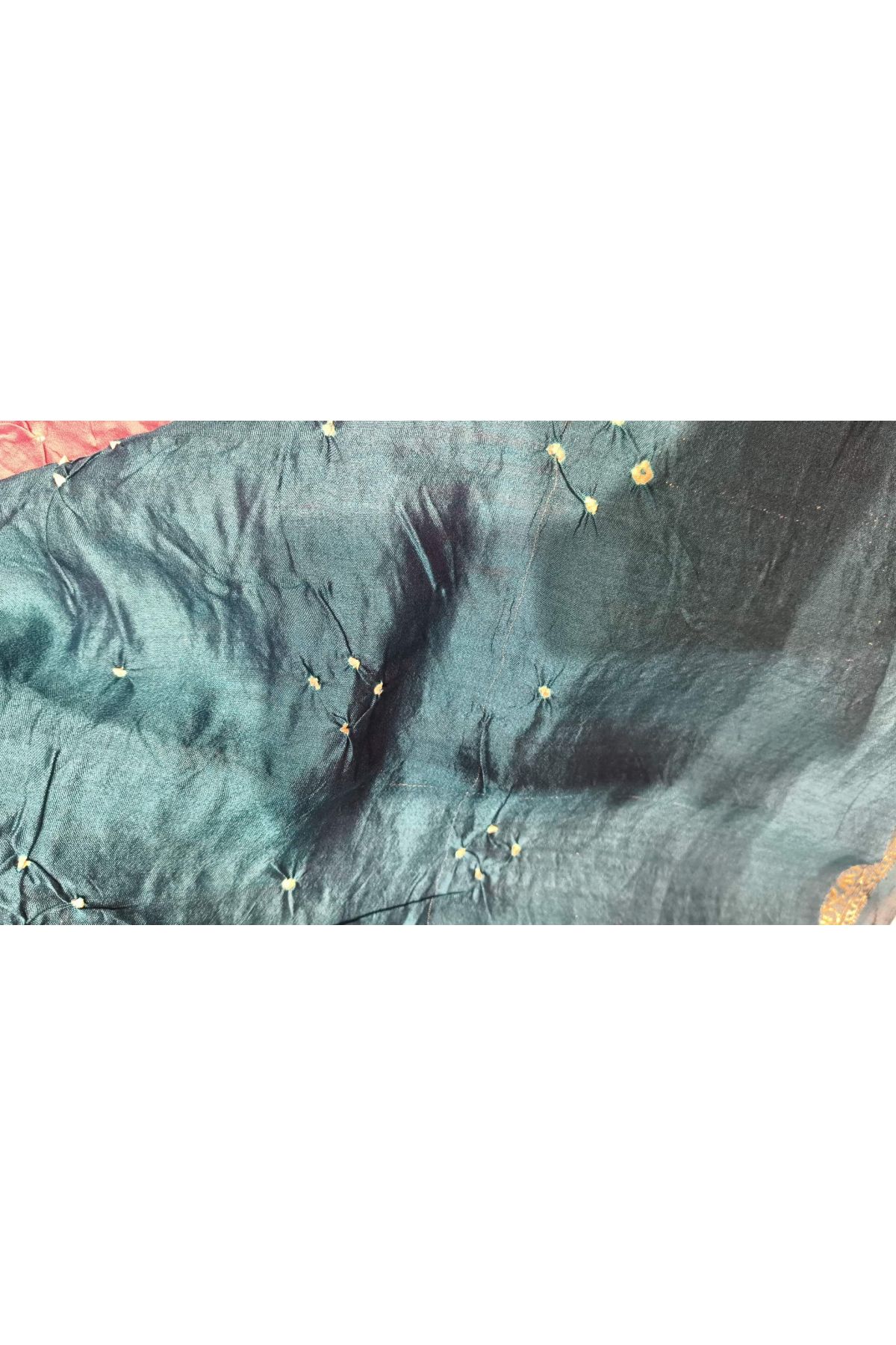 Bandhani Silk Purple Saree