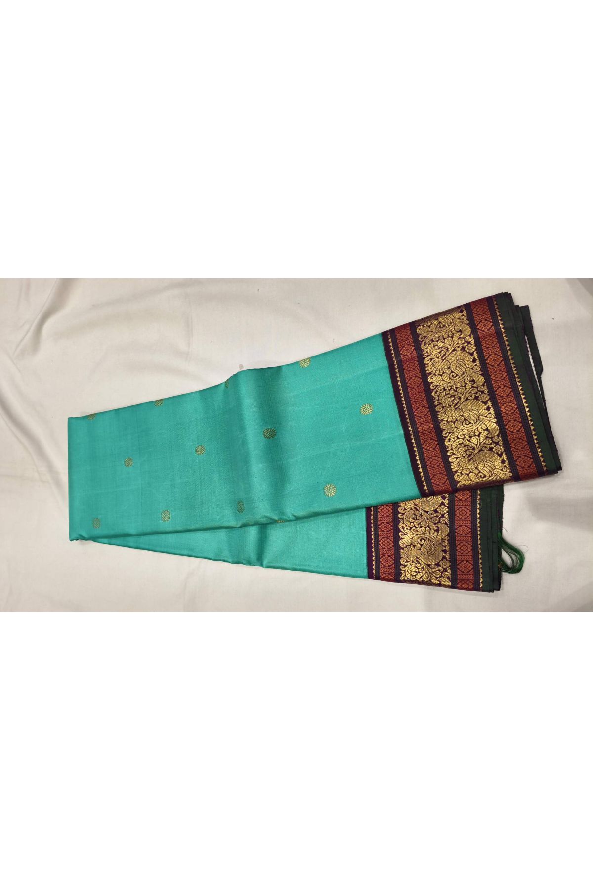 Kancheepuram Silk Sky Blue Saree