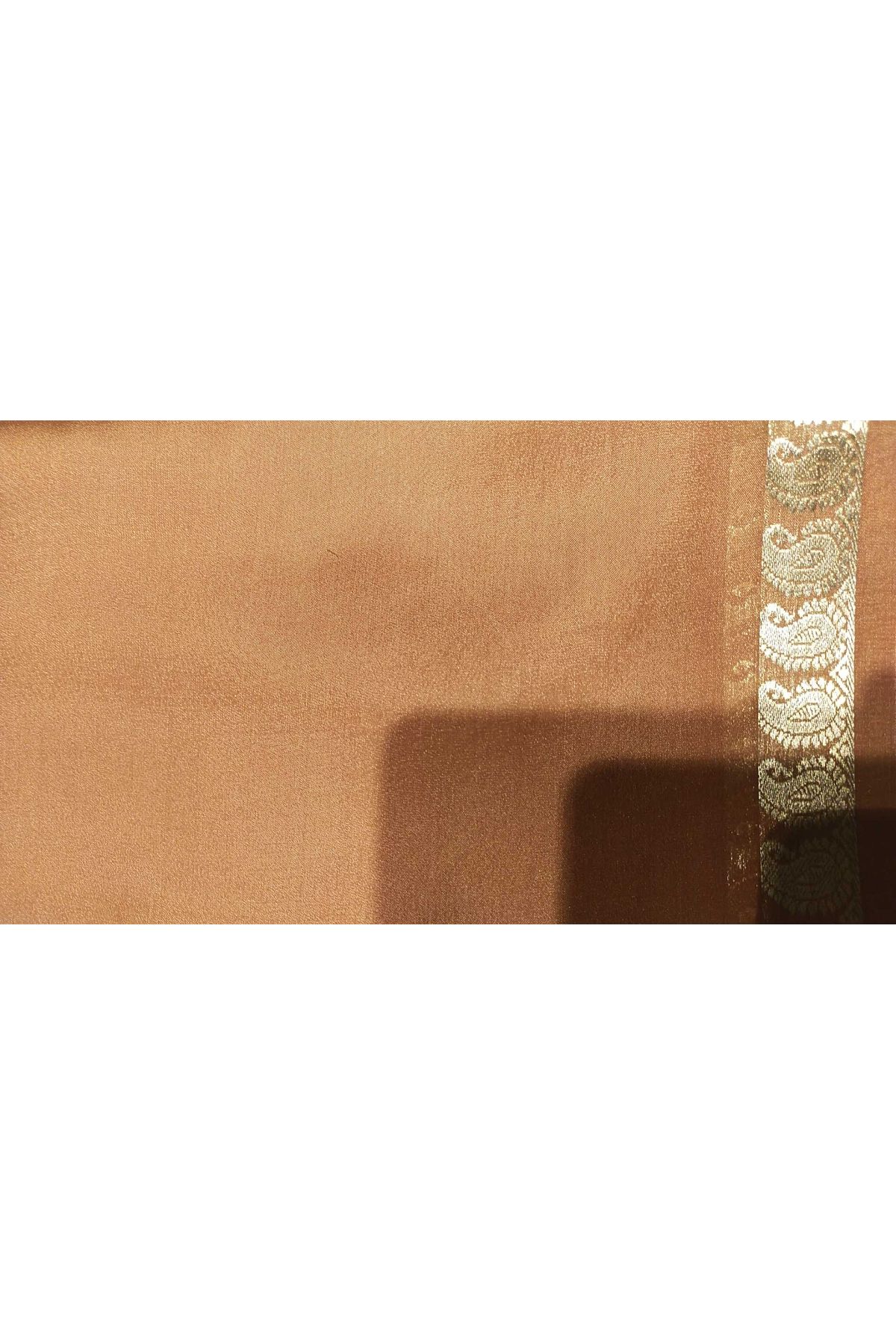 Mysore Crepe Mustard Saree