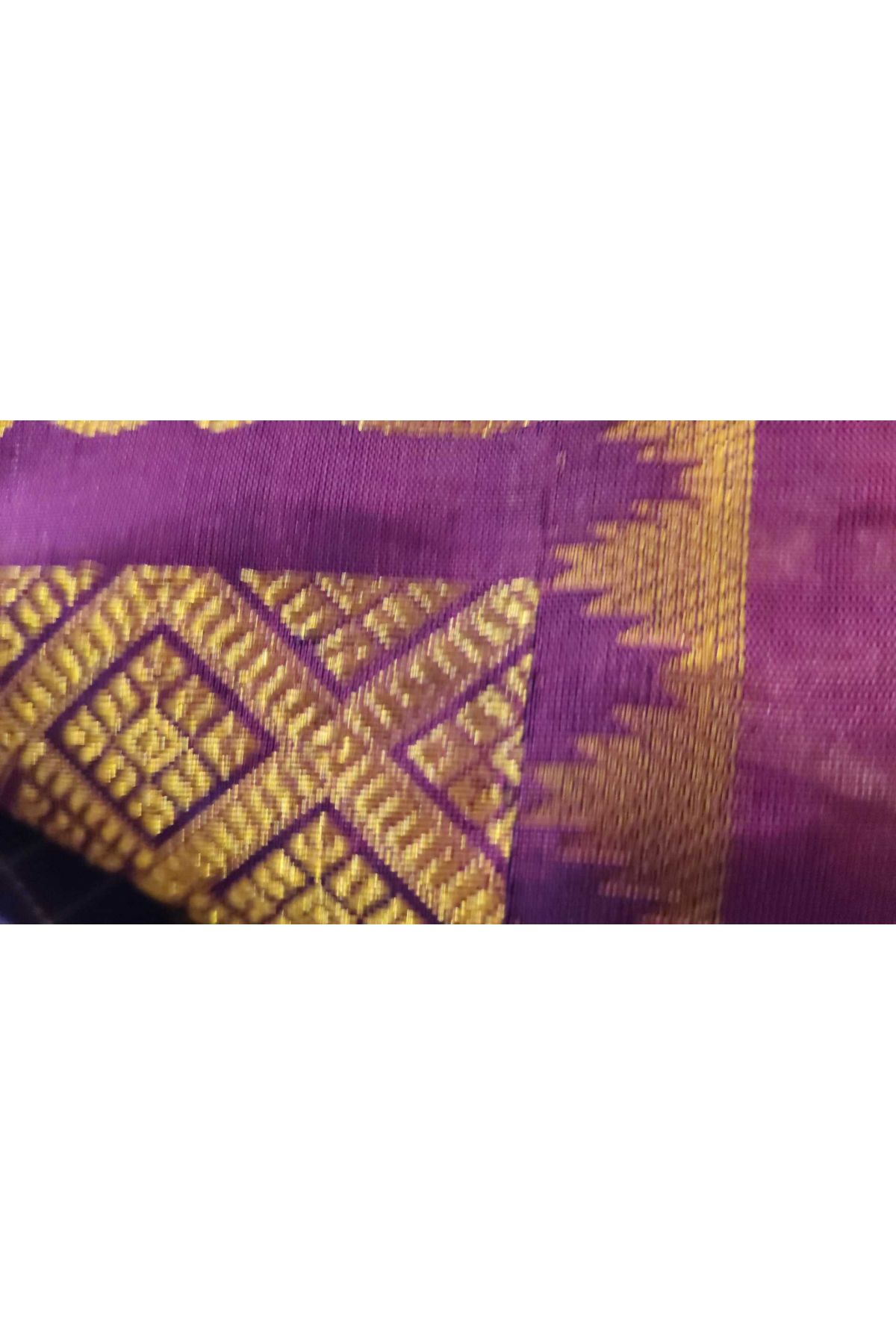 Gadwal Silk Navy Blue Saree